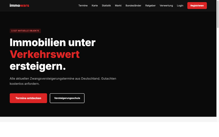 immowars.de — Marktdaten