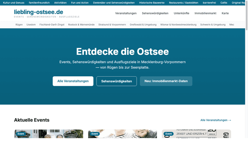 liebling-ostsee.de — Regionalportal
